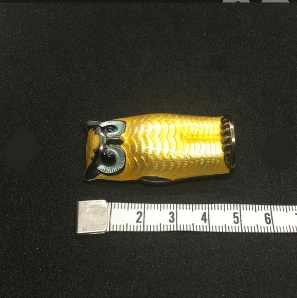 David Anderson Norway Enamel Owl Sterling Silver 925 Vintage - Picture 6 of 6